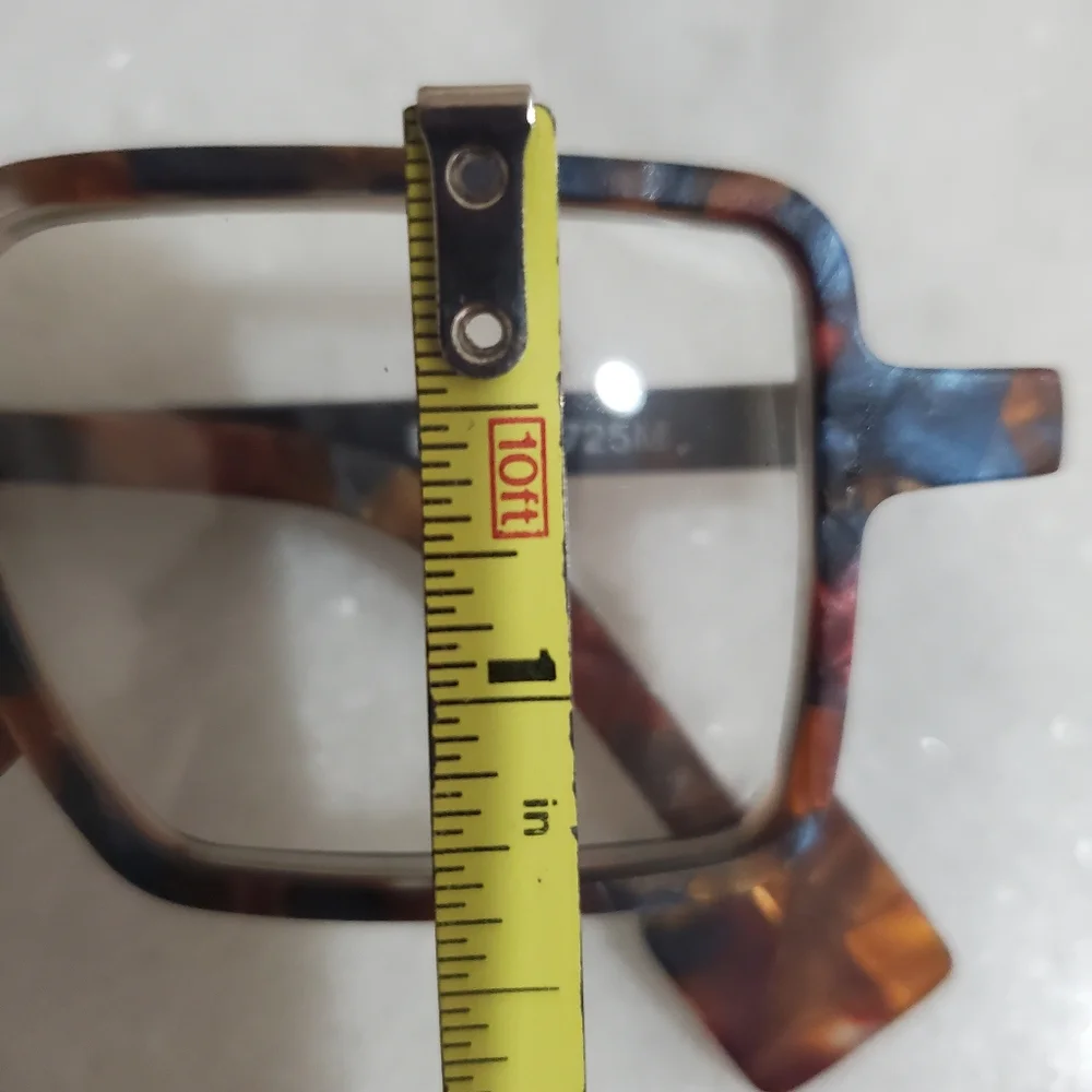 New l.a.Eyeworks 1993' Elfo Gray Rust Square Unisex Eyeglass Designer Frames
